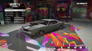 GTA V Bennys Custom Shop  Declasse Sabre Turbo Chevrolet Chevelle Full Build [upl. by Astera]