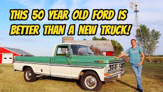 I bought the most luxurious truck of 1972 Ford F250 Ranger XLT 390 amp its better than a NEW TRUCK [upl. by Sabu]