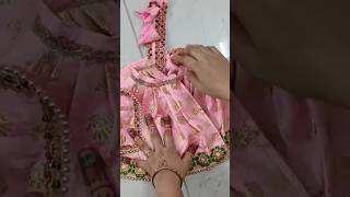 How to make Radha Rani dress  jugal jodi dress kaise banaye  Radha gopal ki poshak kanhadress [upl. by Ardnahsal]