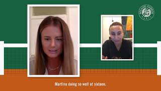 Chatting with Daniela  Iva Majoli  RolandGarros 2020 [upl. by Fox6]