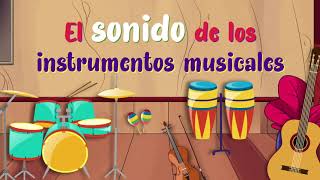 El Sonido de los Instrumentos Musicales Discriminación AuditivaVideos EducativosSuper Divertido😜 [upl. by Anasus]