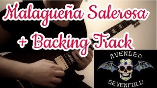 Avenged Sevenfold  Malagueña Salerosa Guitar Solo Cover w Original Backing Track [upl. by Assyle]