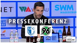 PK nach dem Spiel  1 FC Magdeburg  Hannover 96 [upl. by Sivraj]