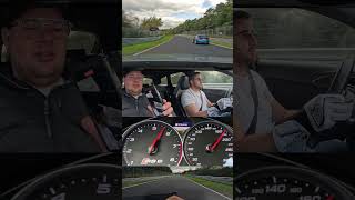 CRAZY Audi RS6 Machinegun Limiter PopsampBangs  Nürburgring [upl. by Ylil928]