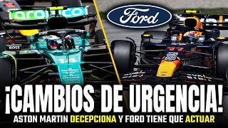 URGENTE FORD INTERVIENE EN MOTORES RED BULL  ASTON MARTIN DECEPCIONA AL NO PELEAR POR PODIOS f1 [upl. by Ardnas500]