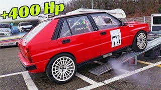 400hp Lancia Delta HF Integrale Proto  Sequential Gearbox  OnBoard amp Action at Varano Rally Krono [upl. by Eglantine77]