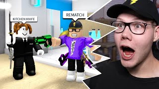 1v1 VS Folix REMATCH Roblox Murder Mystery 2 [upl. by Aifas872]