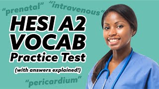 HESI A2 Vocabulary Practice Test [upl. by Lorrimor]