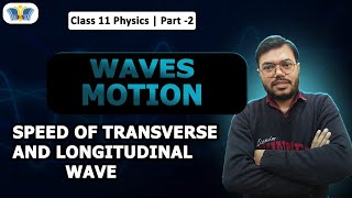 Wave Motion Transverse and longitudinal WaveClass 11 Physics Chapter 15 Part2class11physics [upl. by Helenka]