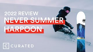 2022 Never Summer Harpoon Snowboard Review  Curated [upl. by Lsil]