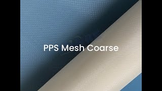 PPS Mesh Coarse 20T Electrolysis Chemical Resistance Polyphenylene Sulfide Net [upl. by Nimajaneb133]