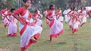 GALA DANCE GRP👍MASS PT EXERCISE🥁🎶♥️BRATACHARI FEST24 musicalptdrill physicaltrainingwithdance [upl. by Enniroc]