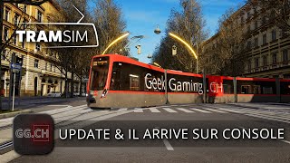 TramSim Vienna  FR  News  Il arrive sur console et une mise à jour en approche [upl. by Kahler]