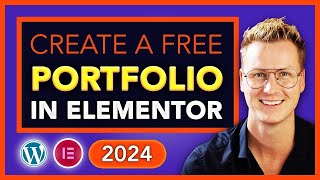 Create An Impressive Portfolio Using Wordpress And Elementor [upl. by Sayres]