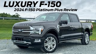 LUXURY F150 2024 Ford F150 Platinum Plus Review [upl. by Nwahsar]