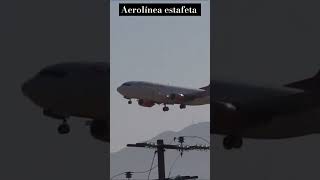 Aeronave de estafeta aterrizando en Tijuana planespotting aviation airport aviacion aterrizaje [upl. by Eekorehc]