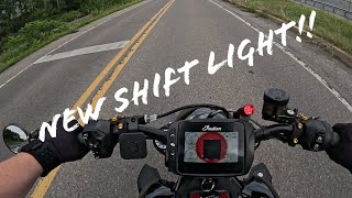 FTR1200 Shift light installation [upl. by Reiniar]