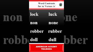 Word Contrasts for ɑ Versus ə  Learn American English Pronunciation english learnenglish [upl. by Yancey504]