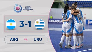 ARGENTINA vs URUGUAY 31  RESUMEN  CONMEBOL SUB20FSFEM  TERCER PUESTO [upl. by Melamie]