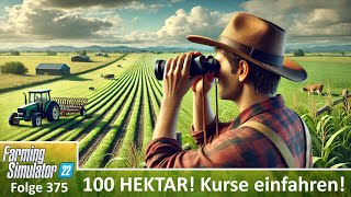 LS22 Wild West 375 100 HA Feld Kurs einfahren  LS22 16x Karte xxl Lets Play Deutsch [upl. by Rayshell744]