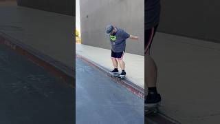 Finally learned how to slappy grind I’m addicted skateboarding slappy slappygrind curbskating [upl. by Arevle83]