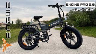 ENGWE ENGINE PRO 20  The Best Folding Fat EBike 75Nm High Torque  Top Speed 50 kmh [upl. by Aihsekat614]