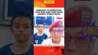 PENSIUNAN TNI PERINGATKAN PARA GURU tni tniad tniindonesia beritaterkini viralvideo shorts [upl. by Juieta]