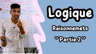 La Logique Mathématique 🔻 Partie 2 🔻 1 Bac  Raisonnements 🔻 ملخص شامل لدرس المنطق  أولى باك علمي [upl. by Eryt]