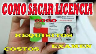 cómo sacar Cita para Licencia 2020 [upl. by Ahsimaj]