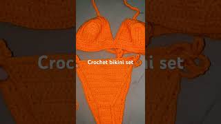 Crochet bikini set  swim wear [upl. by Profant]