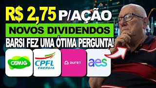 🚨Novos Dividendos CEMIG CPFL e AUREN Realmente vai COMPRAR a AES BRASIL [upl. by Mlohsihc139]