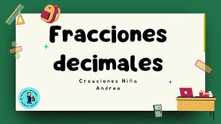 Fracciones decimales 5° [upl. by Crutcher]