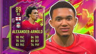 RULEBREAKERS ALEXANDER ARNOLD REVIEW FIFA 22 89 TRENT ALEXANDERARNOLD PLAYER REVIEW [upl. by Orpha]