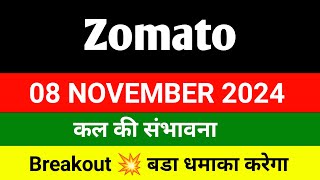 Zomato share 🔴 08 November 🔴 Zomato share news today  zomato share latest news  zomato [upl. by Proud317]