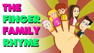 The Finger Family  English Nursery Rhyme With Lyrics [upl. by Novoj]