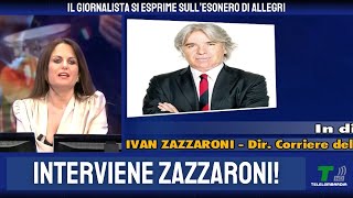 ALLEGRI ESONERATO IVAN ZAZZARONI COMMENTA LEPISODIO A TELELOMBARDIA [upl. by Ecerahs]