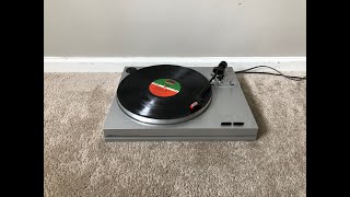 Sanyo TP 240 Record Player Turntable [upl. by Atteuqal949]