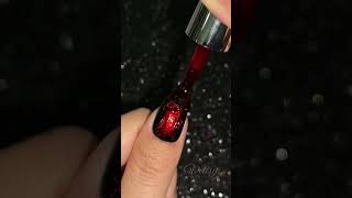 Trending Metallic Red Nail Design [upl. by Gnauq686]