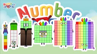 Numberblocks 7 times table  multiply  educational kids ColorArtid learntocount [upl. by Cardon39]