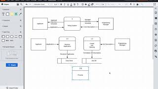 How to create a Level0 Data Flow Diagram DFD [upl. by Biddick]