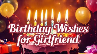 Happy birthday Messages For Girlfriend 💓Happy birthday wishesPronunciation [upl. by Brien]