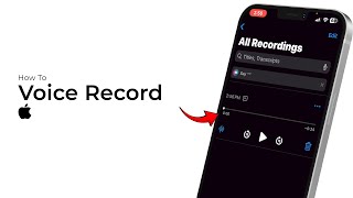 How To Voice Record on iPhone iOS 18 [upl. by Carny]