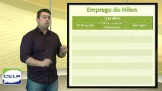 CELP  EMPREGO DO HÍFEN COM O PROFESSOR TIAGO OMENA [upl. by Sirac528]