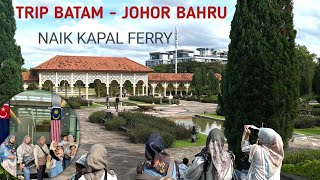 Perjalanan dari Batam ke Johor Bahru Malaysia naik kapal ferry part l [upl. by Aikemaj97]