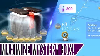 HOW TO MAXIMIZE YOUR MYSTERY BOX Complete Guide to Get More Meltan Candy for Every Box You Open [upl. by Esinwahs947]