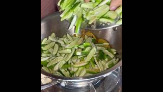 Kundru recipe  kunduli fryshorts [upl. by Ardisj957]