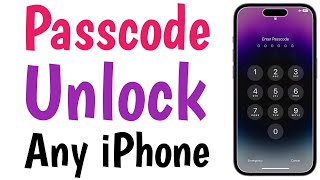 Forgot Passcode Unlock Any iPhone  How To Unlock iPhone If Forgot Passcode  Reset iPhone Passcode [upl. by Oicam686]