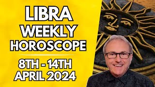 Libra Horoscope  Weekly Astrology  from 8th 14th April 2024 [upl. by Emelun]