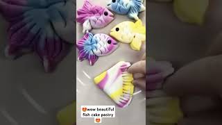 🤩😍ll wow beautiful fish cake pastry ll🤩😍 youtubeshorts trending shorts entertainment [upl. by Hernando]