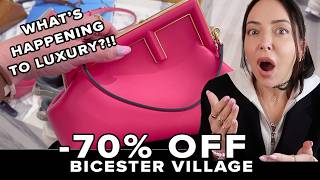 70 OFF Come DISCOUNT LUXE Shopping at BICESTER VILLAGE  FENDIPRADAGUCCI [upl. by Kciregor]